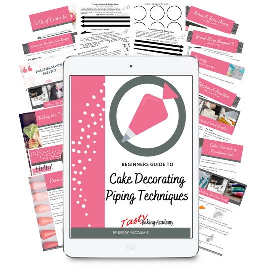 *Cake Decorating Piping Techniques - Digital PDF